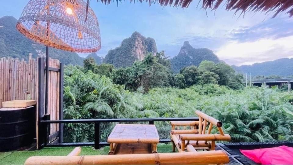 فندق Bridge Hill Cafe Glamping Khao Sok National Park المظهر الخارجي الصورة