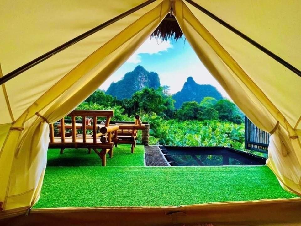 فندق Bridge Hill Cafe Glamping Khao Sok National Park المظهر الخارجي الصورة